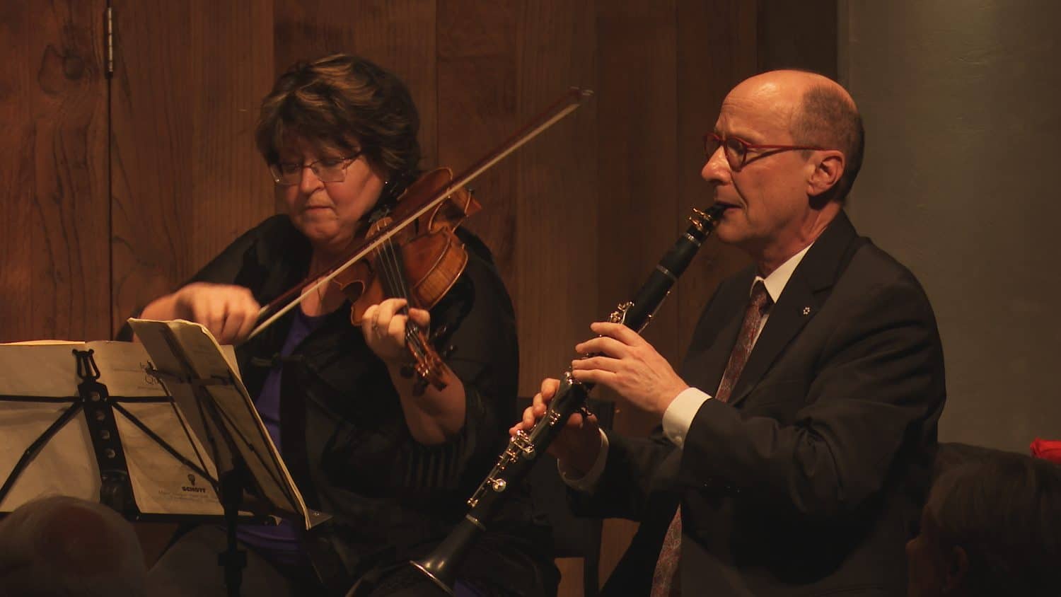 Adam Chamber Music Festival 2017 - Video Still 030 James Campbell with the Goldner Quartet