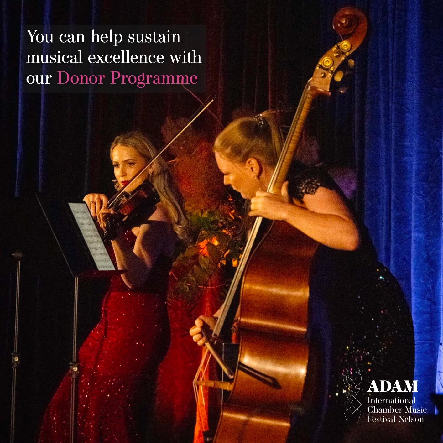 Adman Chamber Music Festival Donor programme brochure cover